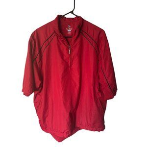 Pro Tour Cool Play Men's Red Wind Breaker Top